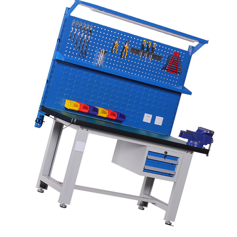 汐防静电钳工工作台 钳工桌150cm张高清大图