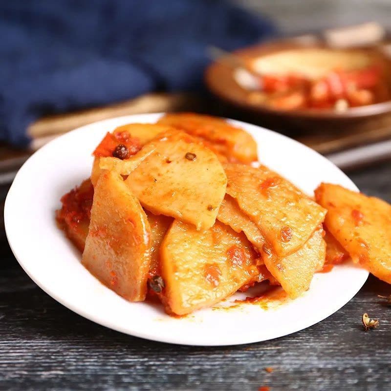 土豆片香辣土豆丝薯片麻辣小吃零食休闲食品批发下饭菜图片