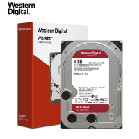 西部数据(WD)红盘 4TB SATA6Gb/s 64M 网络储存(NAS)硬盘 垂直式 (WD40EFRX)