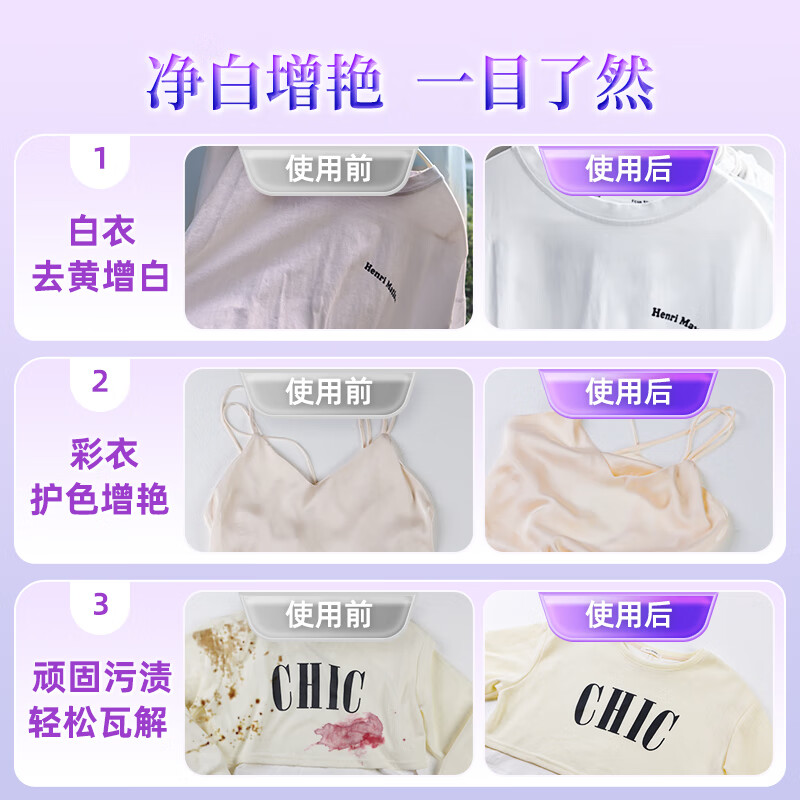 老管家爆炸盐泡洗粉6斤洗衣粉洗衣液薰衣草香持久留香洗衣清洁去污除菌高清大图