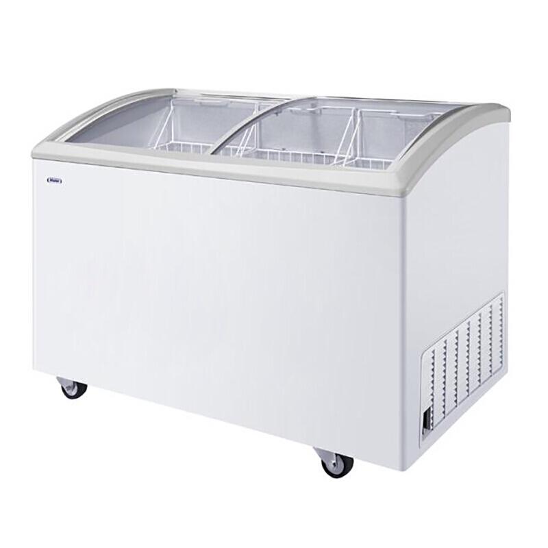 海尔haierscsd332c商流332升圆弧玻璃门卧式变温冰柜大容积商用冷冻