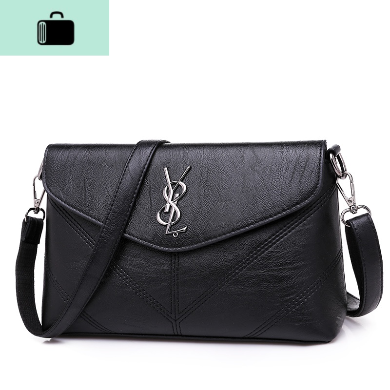 中年妈妈包包2020新款简约大气百搭女士单肩斜挎婆婆软皮女包小包NEWLAKE高清大图