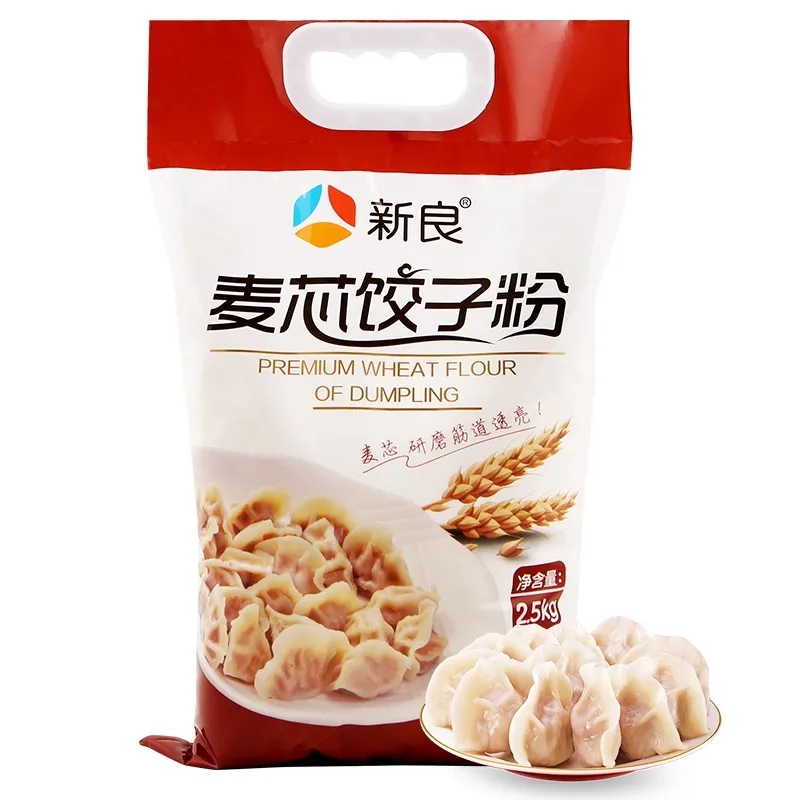 新良麦芯饺子粉2500g蒸煮类高筋麦芯粉5斤面粉雪花水饺专用饺子粉高清大图