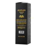 加狮(JUSTLON)西班牙进口洋酒8年橡木桶陈酿级白兰地VSOP瓶装 700ml 40%vol.