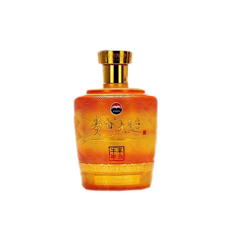贵州大曲生肖酒 53度 牛年生肖纪念酒 收藏纪念酒 2.5L*1坛 酱香型白酒