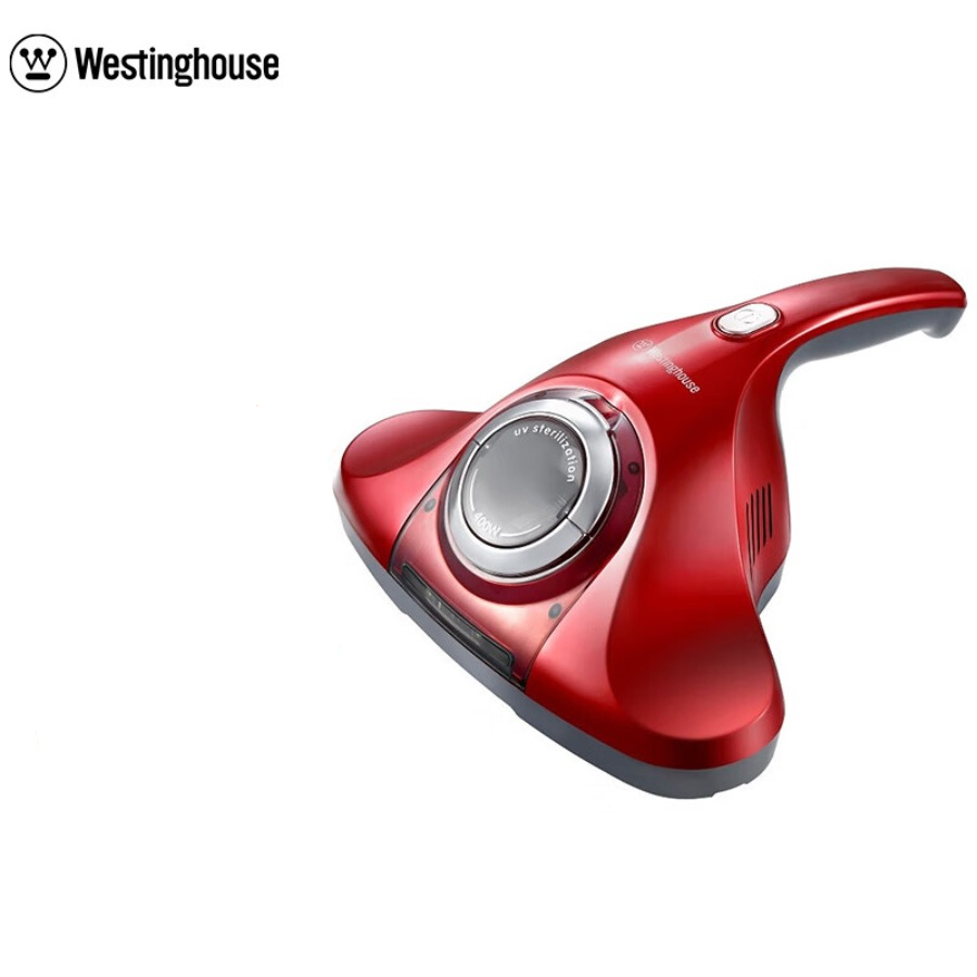 西屋(Westinghouse)除螨仪家用手持除螨机床宝吸尘器小型迷你双拍打床铺紫外线杀菌除尘器除螨虫机 W-1C 红色