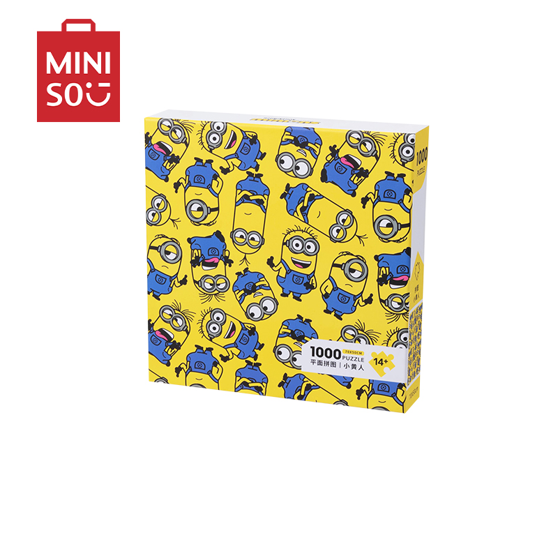 名创优品(miniso) 小黄人系列平面拼图(1000片)高清大图