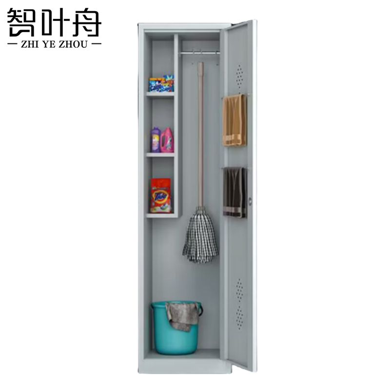 智叶舟清洁柜单门400*390*1800mm台高清大图