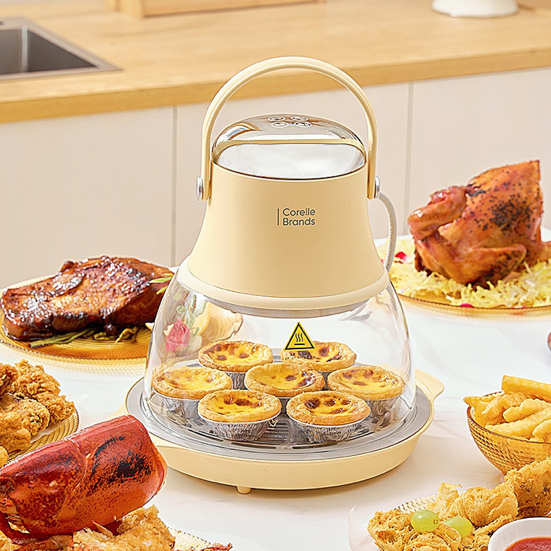 康宁(VISIONS) CORELLE BRANDS 暖烤一体全景可视化空气炸锅 CB-NKYTKQZG/KZ!高清大图