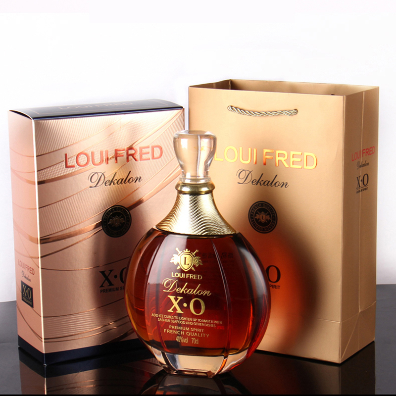 白兰地xo法国进口带礼盒装送礼经典洋酒40度700ml
