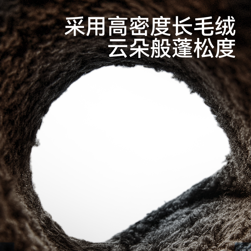 巴拉巴拉儿童棉拖鞋女童冬季2025新款宝宝室内加厚保暖男童居家鞋高清大图