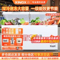 星星(XINGX) BD/BC-1088GD冰柜商用1088升卧式大冷柜 冷藏冷冻转换保鲜冰箱 雪糕丸子肉类速冻雪柜