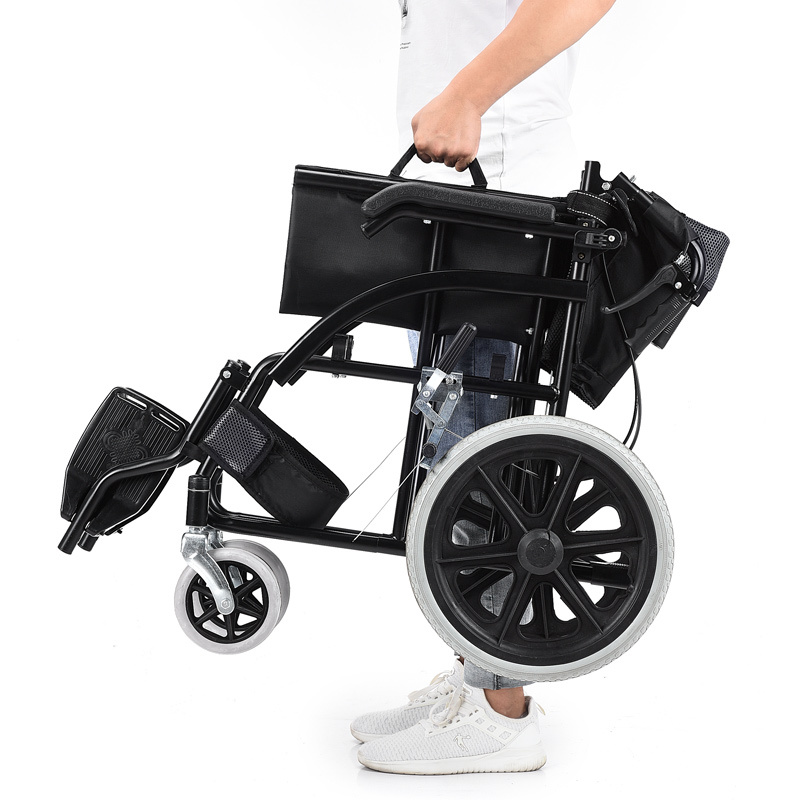 衡互邦轮椅折叠轻便手推车老人专用老年人可折背便携残疾人轮椅车