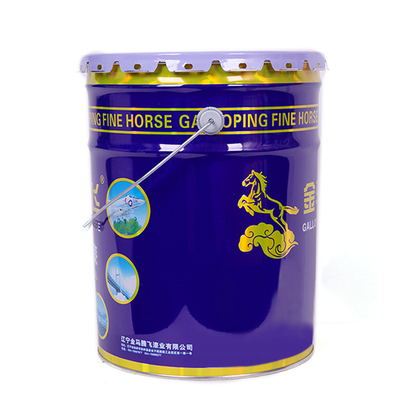 金马腾飞 醇酸快干磁漆 中灰-20kg 桶高清大图