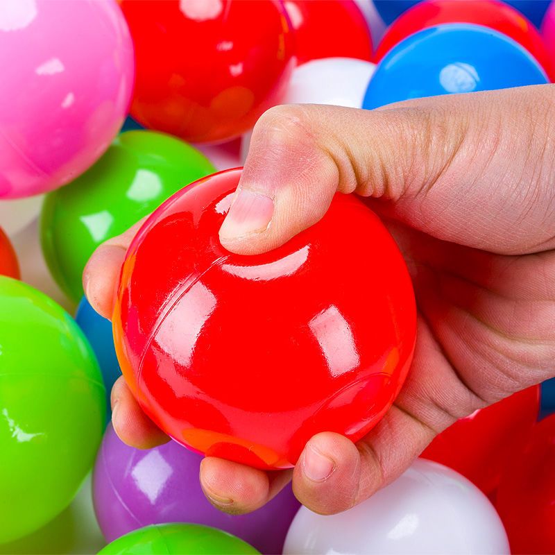 环保加厚可以咬的海洋球儿童帐篷彩球波波球加厚环保游乐场专用100个