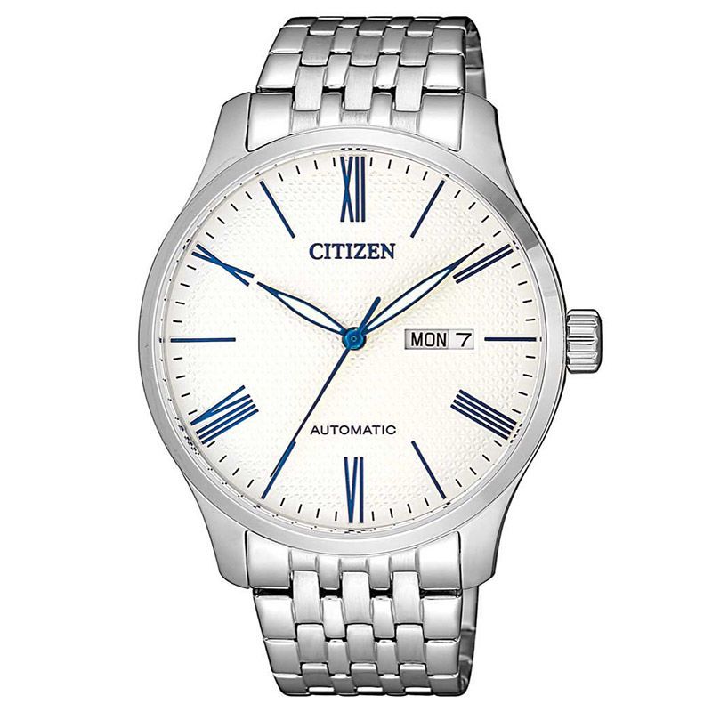 citizen西铁城正品手表男士机械表新款日本商务休闲钢带防水腕表