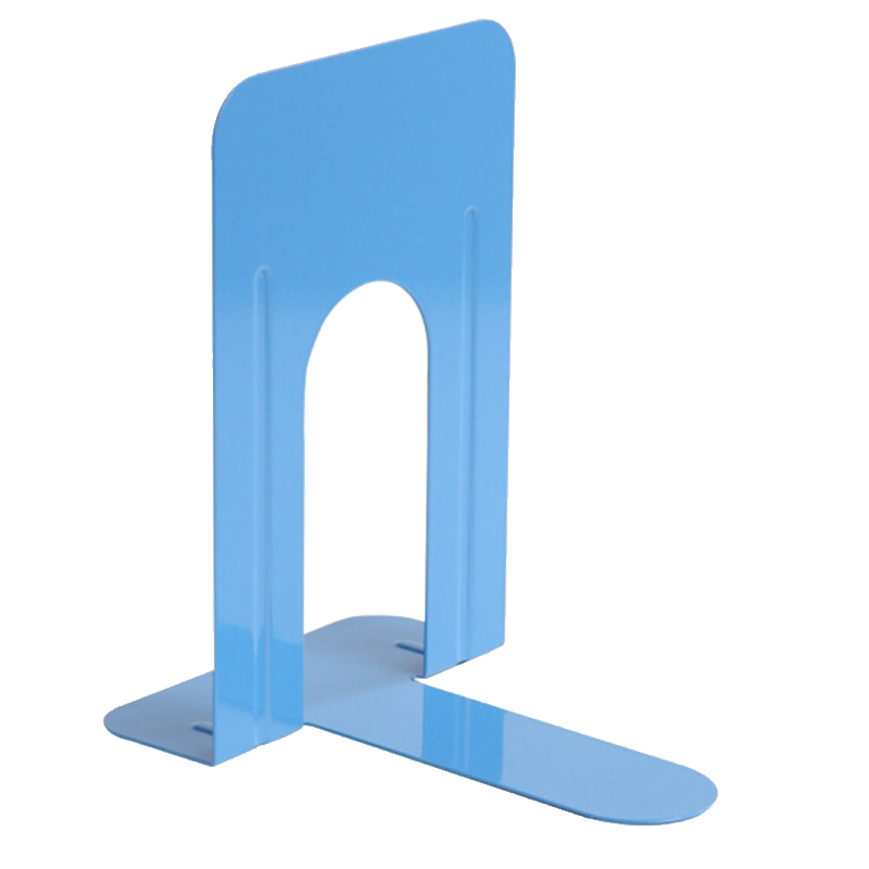 得力(deli) 9263 金属铁书立架 书籍挡靠夹2片付 办公用品 蓝色高清大图