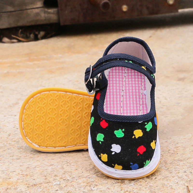 七色王国宝宝婴儿布鞋春手工千层底软底男女婴幼儿小布鞋学步鞋儿童1