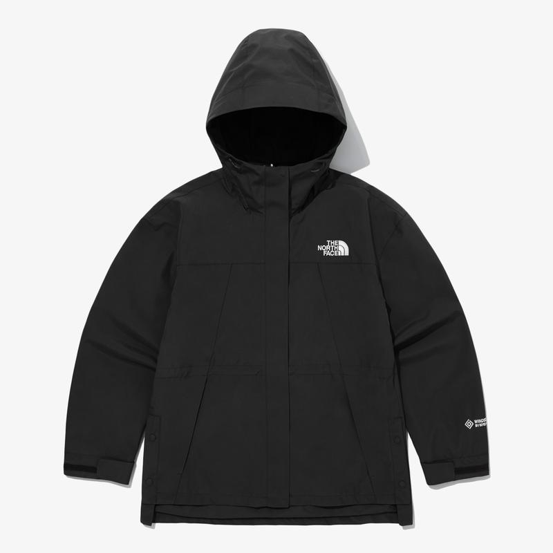 The North Face代购正品北面户外夹克女士防风连帽时尚休闲外套
