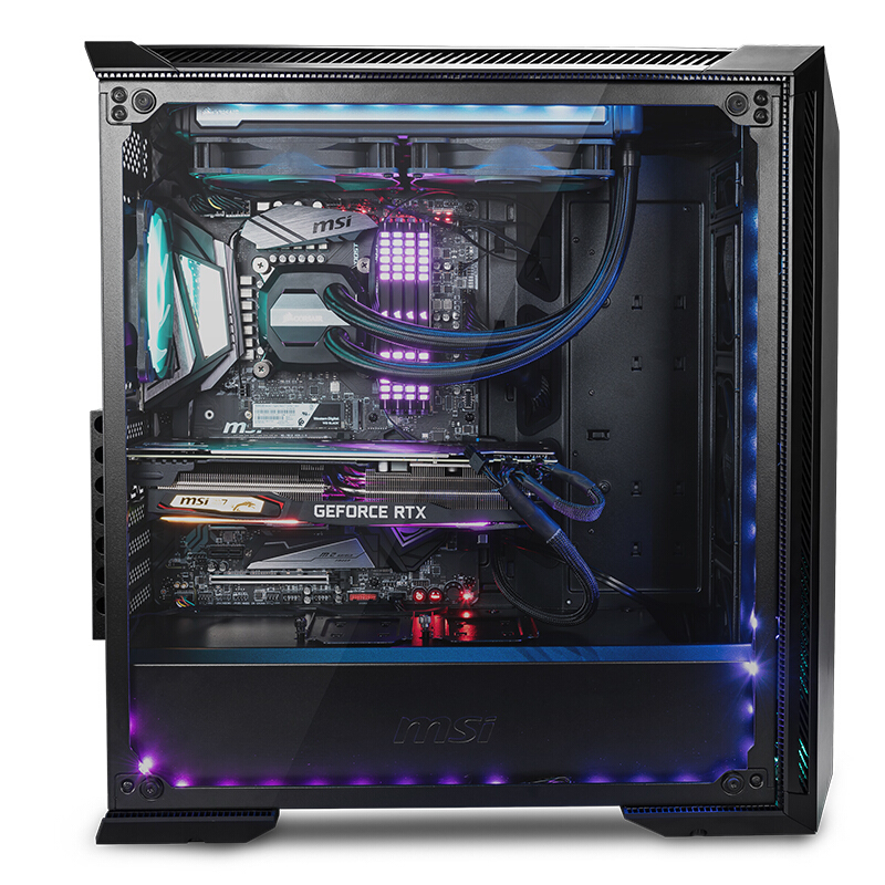 京天(KOTIN)酷睿i9 10900K/RTX3090/32G DDR4/1T SSD高端定制主机深度学习数据运算设计师工程师组装电脑