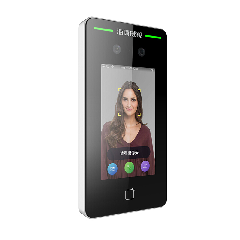 海康威视人脸识别考勤机刷脸打卡机wifi高速识别人脸上班门禁系统一体