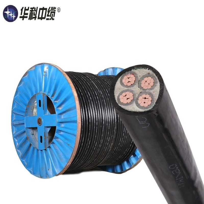 华科中缆 铜芯电线电缆 VV22-4*35 米