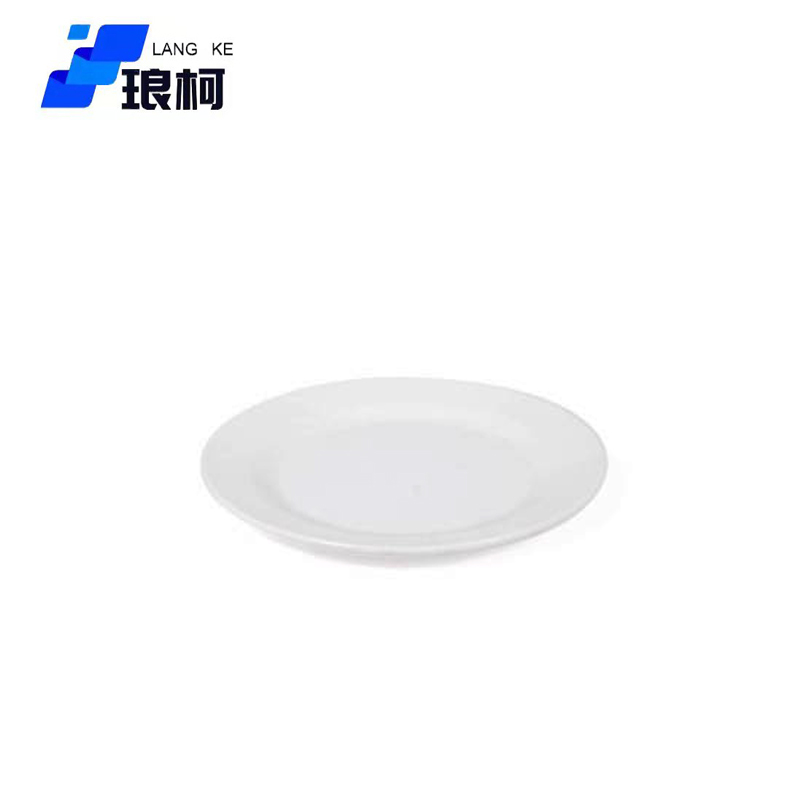 琅柯 陶瓷盘碟 纯白 平盘 8英寸 20.7cm高清大图