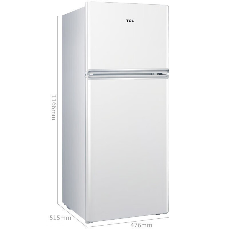 TCL 120升 小型双门电冰箱 BCD-120C