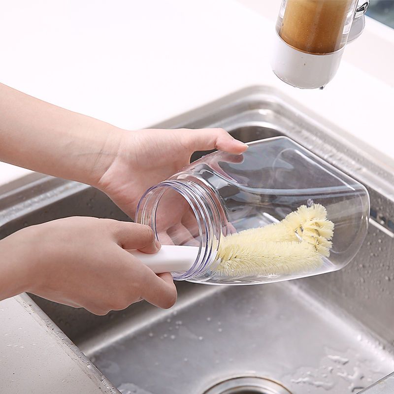 日本刷子加长清洁刷瓶刷厨房清洁长柄水瓶花瓶清洗刷酒瓶刷洗瓶器短柄