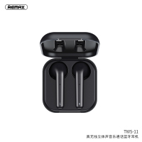 remax睿量TWS-11真无线通话蓝牙耳机高音质5.0苹果华为vivo小米超长待机通用立体音入耳式降噪麦克风-黑色
