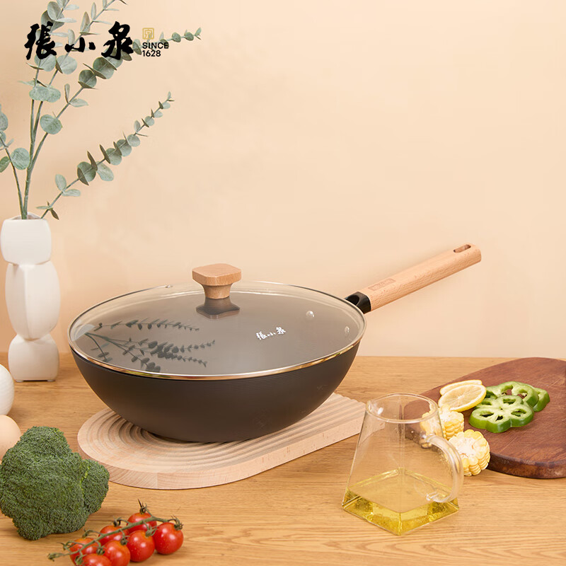 张小泉家味精铁炒锅 型号 C32890100