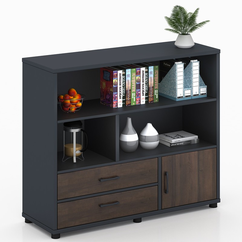 简约现代矮柜柜办公室茶水柜置物架储物柜大容量收纳柜备餐柜收纳柜 