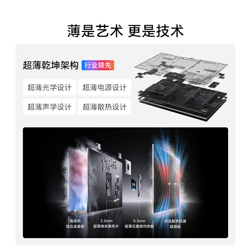 创维电视 75英寸 75A10H 超薄壁纸电视 SQD-Mini LED 无缝贴墙 2.7cm厚度 大内存 一级能效高清大图