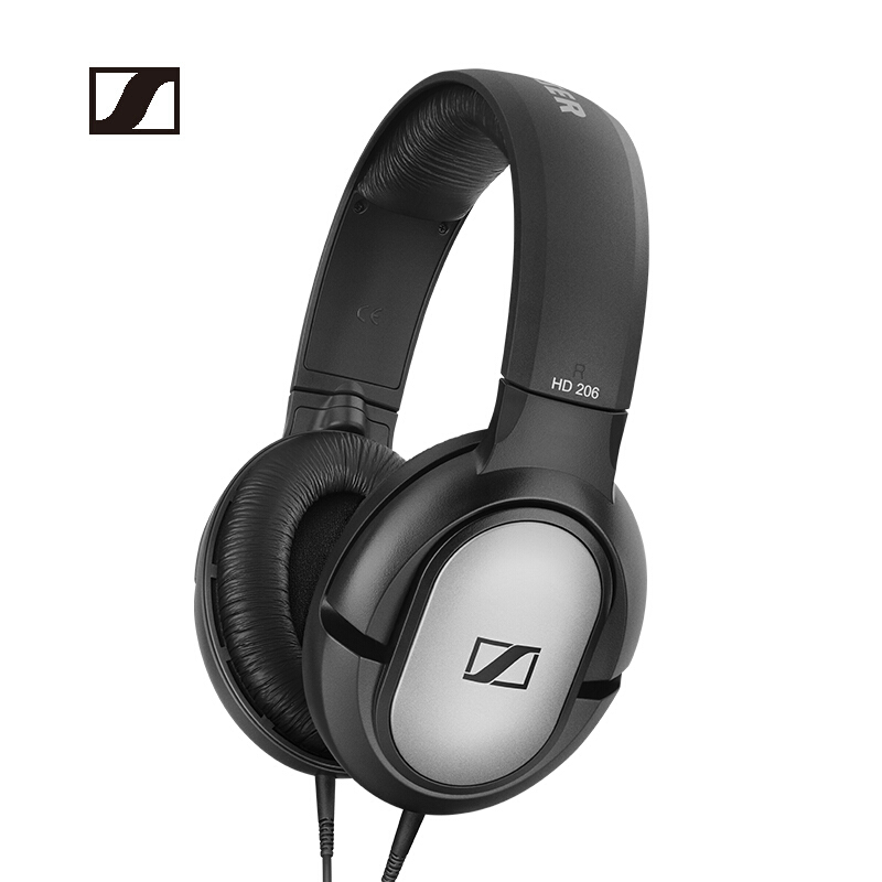 森海塞尔（Sennheiser）HD 206 专业录音监听 耳机 黑色