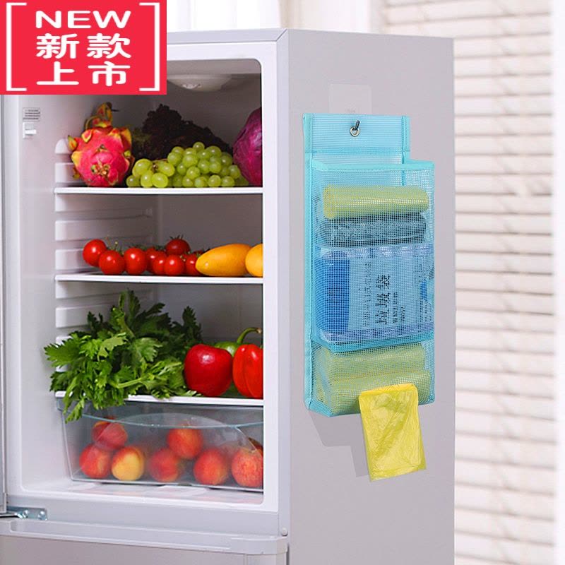 可莉允厨房塑料袋收纳盒放垃圾袋储物袋厨房塑料袋子购物袋分类垃圾挂袋图片