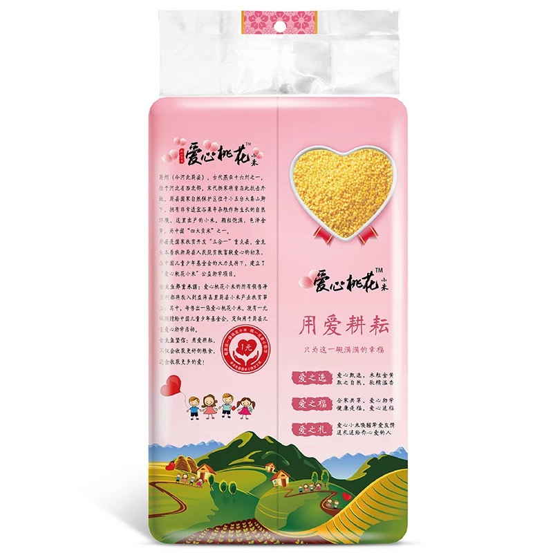 金龙鱼爱心桃花小米 400g