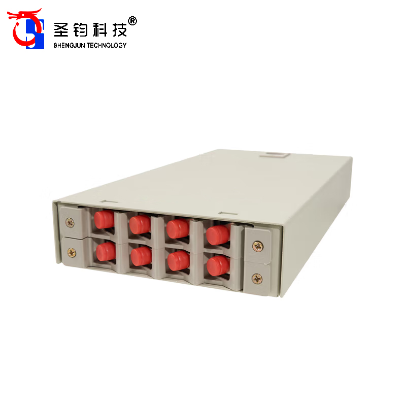 圣钧科技 SHENGJUN TECHNOLOGY 8芯光纤终端盒 8口FC+个高清大图