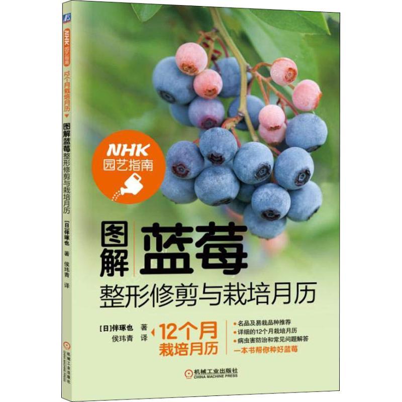 图解蓝莓整形修剪与栽培月历 (日)伴琢也 著 侯玮青 译 专业科技 文轩网