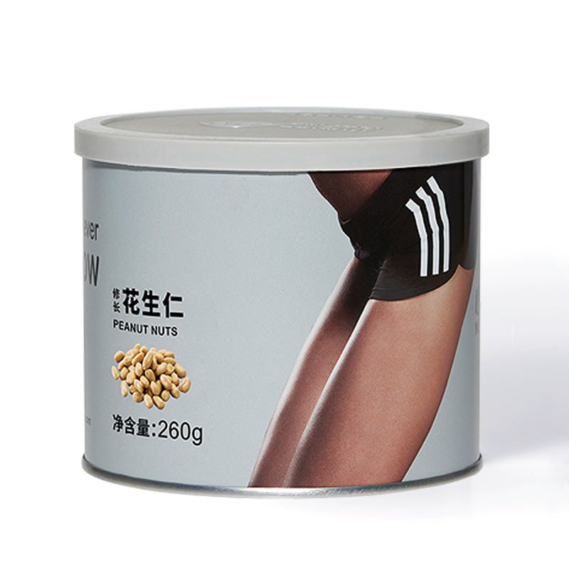 小心机原味花生仁260g 罐装休闲花生米零食 干果炒货烘焙坚果