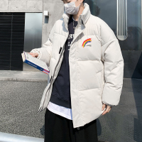 YUANSU棉衣男2020冬季新款时尚潮牌bf棉服外套男生韩版宽松潮流休闲棉袄棉衣