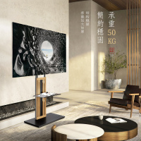 索见FITUEYES电视支架落地实木小米海信TCL创维55/75/80寸通用