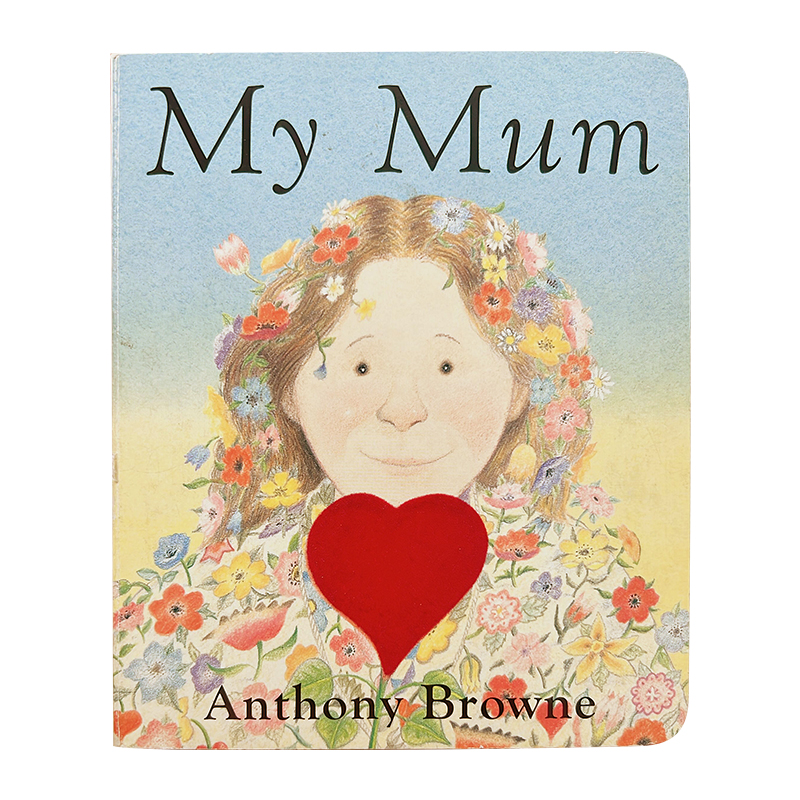[正版]送音频 英文原版My Mum我妈妈纸板书Anthony Browne安东尼布朗低幼绘本家庭关系情商启蒙英语童书亲高清大图