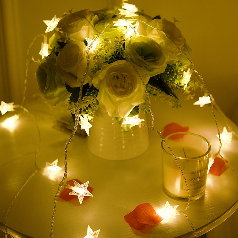 印象led小彩灯闪灯串灯满天星星出租屋改造房间装饰品灯饰情人节布置