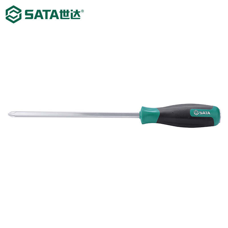 世达(SATA)61707 T系列穿心螺丝批可敲击起子螺丝刀改锥 把 #3*200 十字形2把