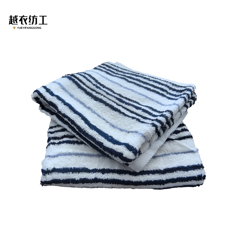 越衣纺工 竖条竹纤维毛巾 34*74(±2)条高清大图