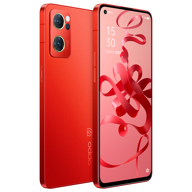 OPPO Reno7 新年版 5G双模手机 红丝绒 8+256G 索尼IMX709超感光猫眼镜头3200万 6400万超清三摄 高通骁龙™ 778G 5G芯片 60W超级闪充