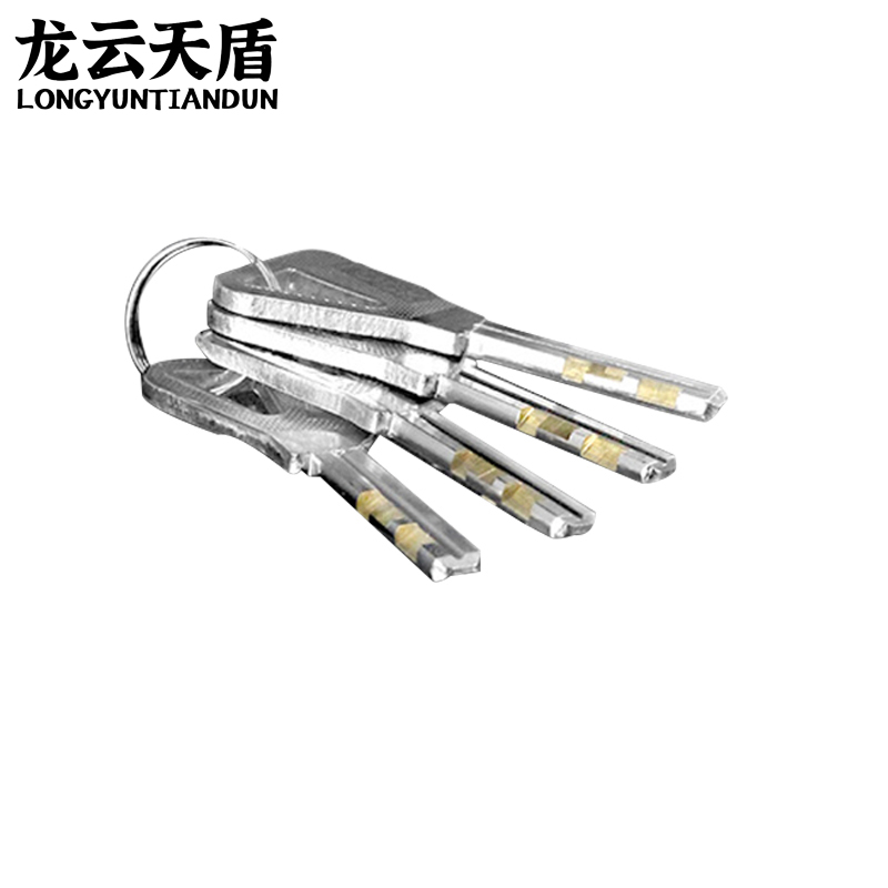 龙云天盾304不锈钢挂锁防水防锈仓库门锁防盗锁头户外锁具门防撬40mm长梁单开高清大图