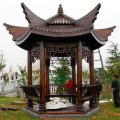 凉亭户外别墅庭院四角六角古建实木碳化防腐木屋花园仿古中式亭子_2_795 飞檐六角凉亭不包邮