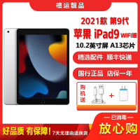 [二手95成新]Apple 苹果平板 iPad 9 第9代 WIFI版 银色 64GB 10.2英寸屏 2021款 国行