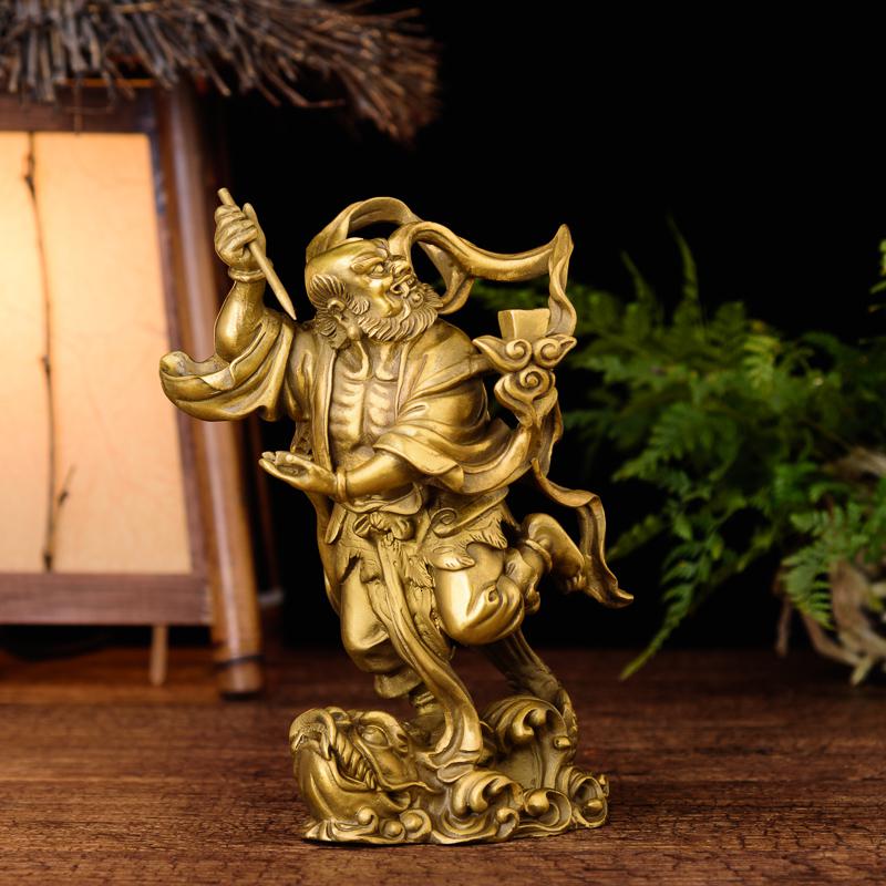 美帮汇铜魁星点斗独占ao头摆件 魁星踢斗书房家居装饰品高清大图